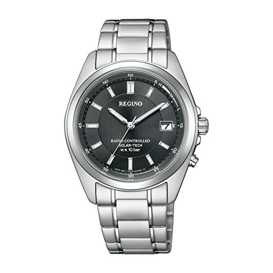 [CITIZEN] Часы REGUNO KS3-115-51 (Радиочасы/Солнечная технология/Водонепроницаемые) Мужские Бизнес Аналоговые Дата Секундная Стрелка Черный Солнечные Радио Управление Citizen