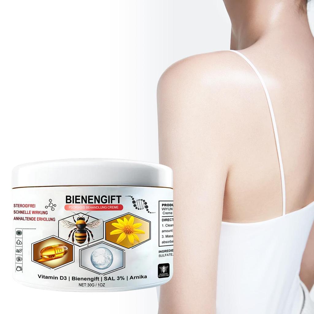 30g Bee Venom Body Cream Body Skin Nourishing Moisturizing Discomfort Relieving Care Daily Massage Applicator Cream