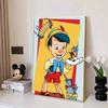 DIY Diamond Painting Pinocchio and The Dwarfs Cross Stitch Kit Mosaic Art Diamond Painting Full Circle Diamond Home Decoration