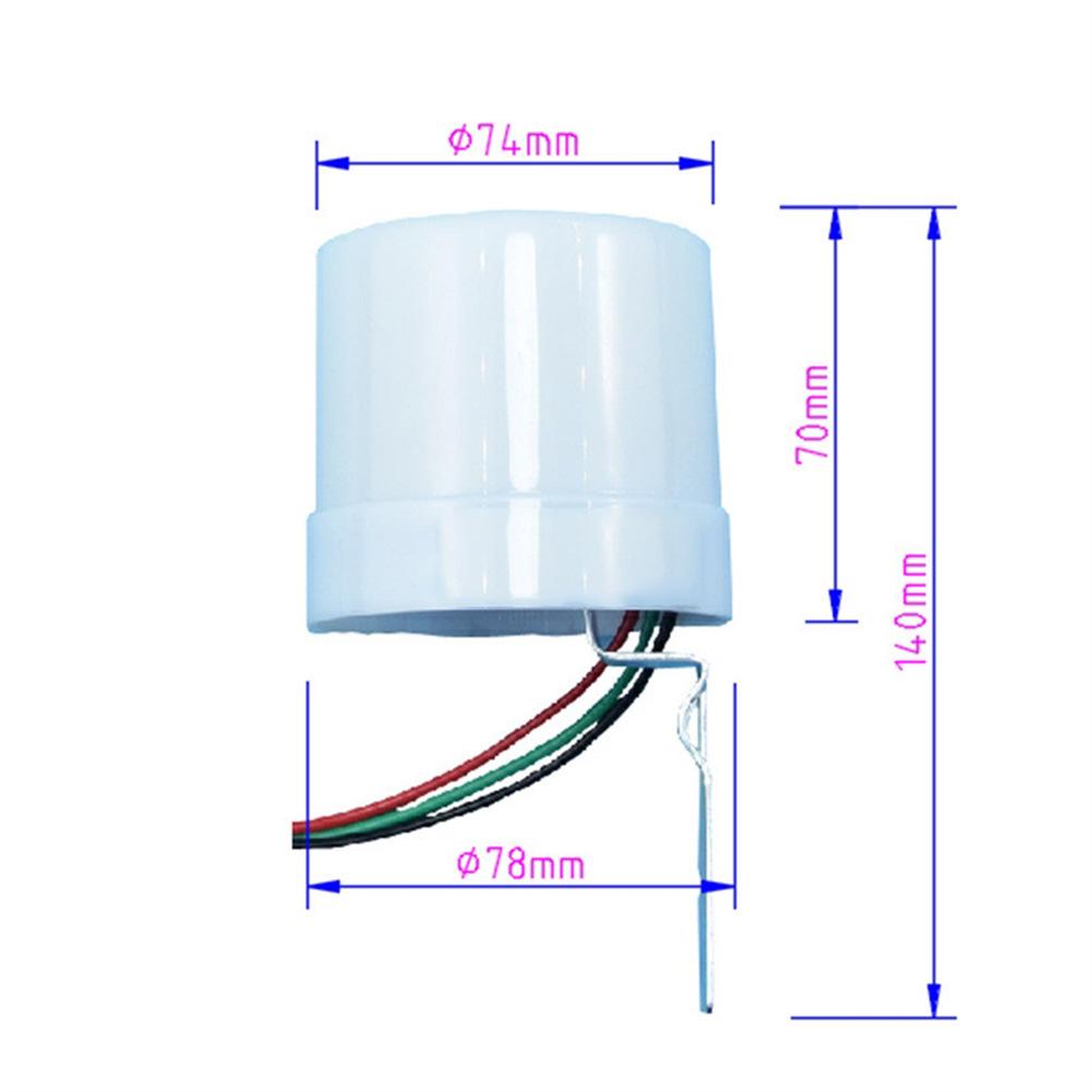 

Automatic Night Day Street Light Controller AC110 240V 25A Photoelectric Sensor Waterproof Anti Interference Delay for Port China Mainland