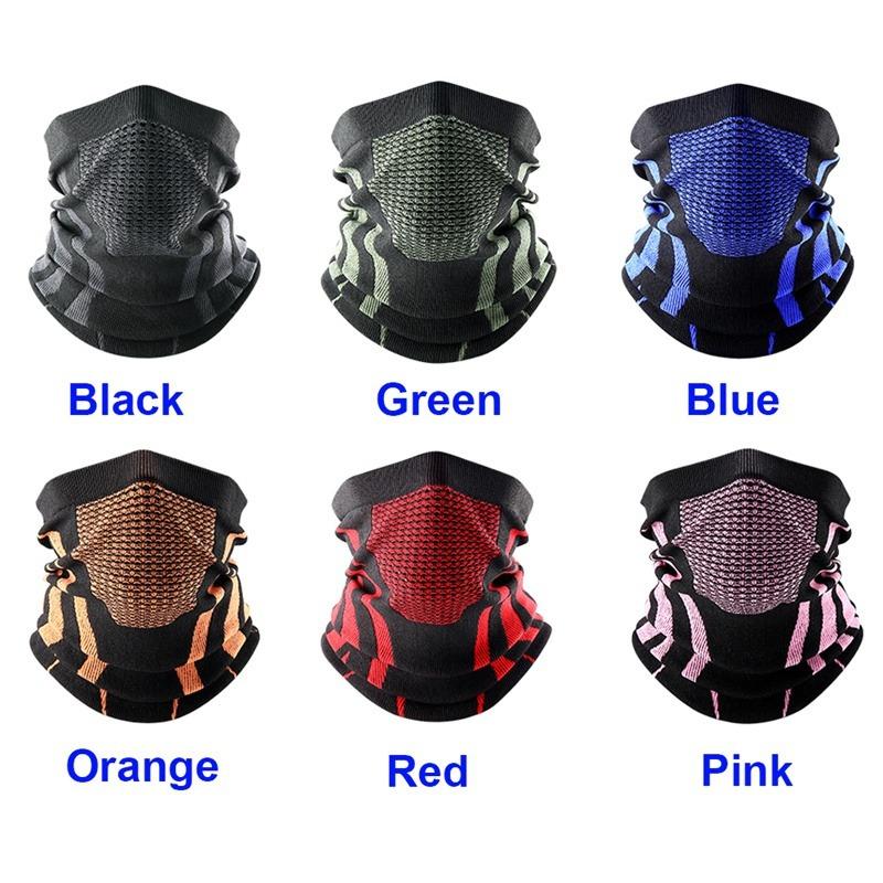 Nuovo Coprimaschera Bandana per il Viso Scaldacollo Sciarpa da Ciclismo per Bicicletta Escursionismo Maschera Traspirante Maschera Invernale da Esterno Antivento Ispessita Bavaglino