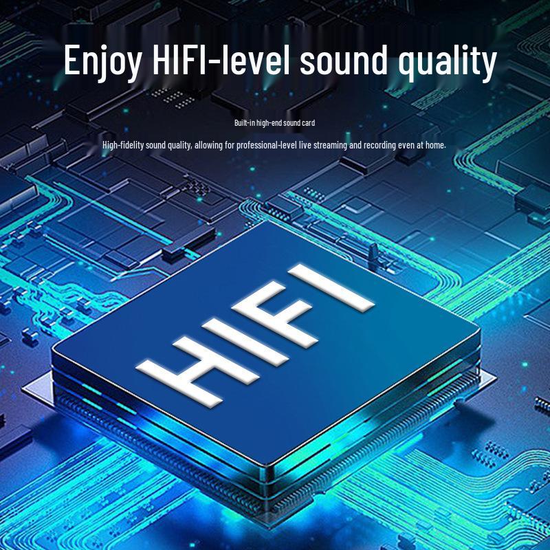 M12 RGB USB Condenser Microphone for Esports, Gaming, Recording, and Live Broadcast