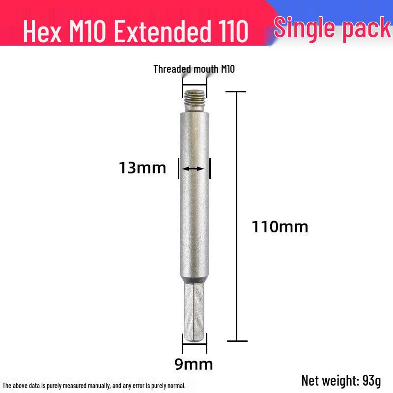 Pneumatic Electric Drill Head Conversion Chuck: Square, Round, Hexagonal Handle Adapter for Electric Wrench.