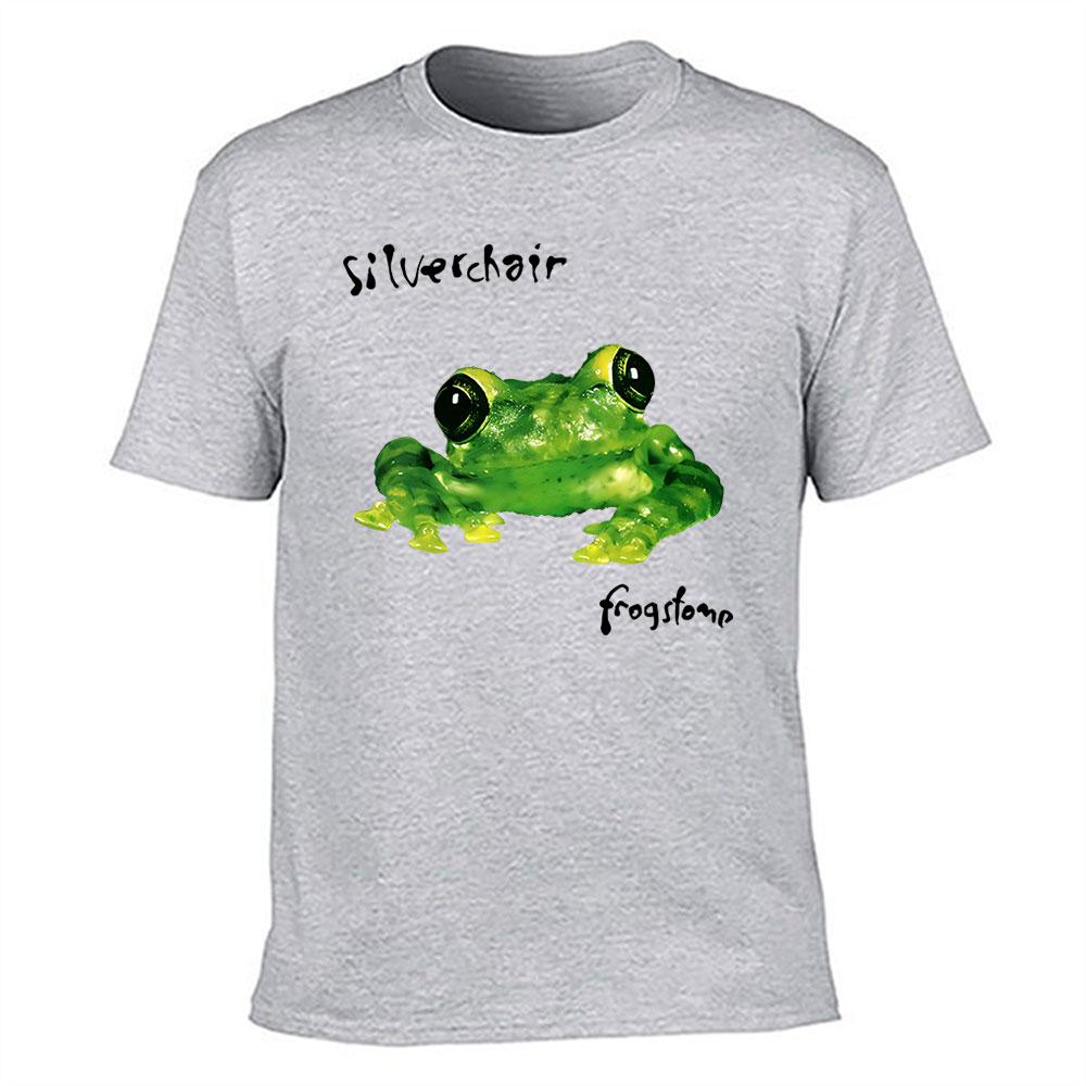 Unisexs Cotton Tshirt Silverchair Frogstomp Album Graphic Print Short Sleeve Casual Tee For Rock Music Fans