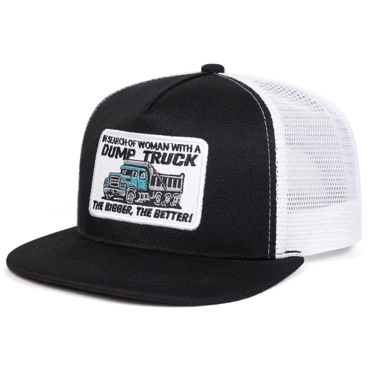 

Unisex Dump Truck Letter Embroidery Hip-Hop Net Hats Spring And Summer Outdoor Adjustable Casual Baseball Caps Sunscreen Hat Cap