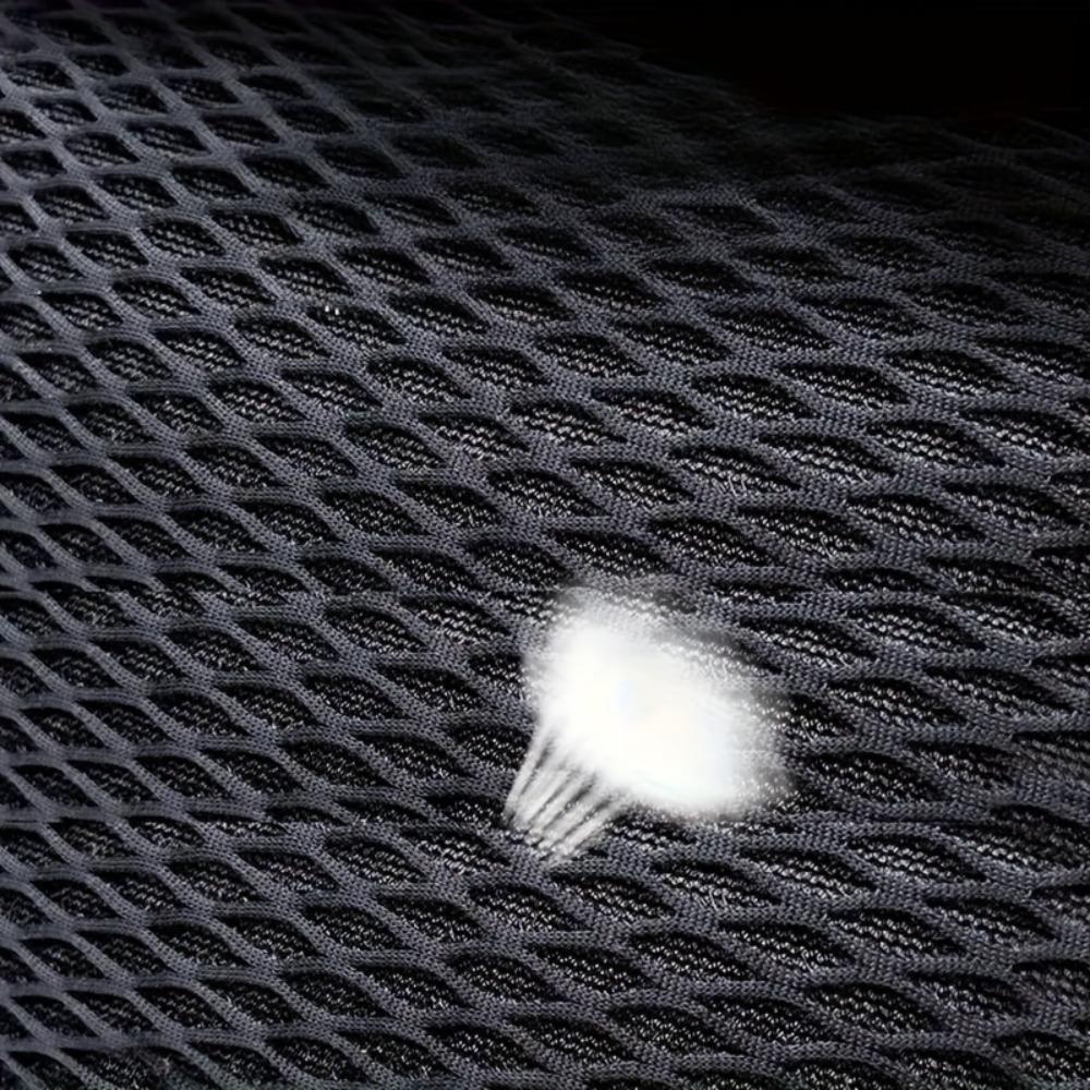 2pcs Mesh Faux Leather Neck Pillow Adjustable Breathable Seat Rest Cushion Car Travel