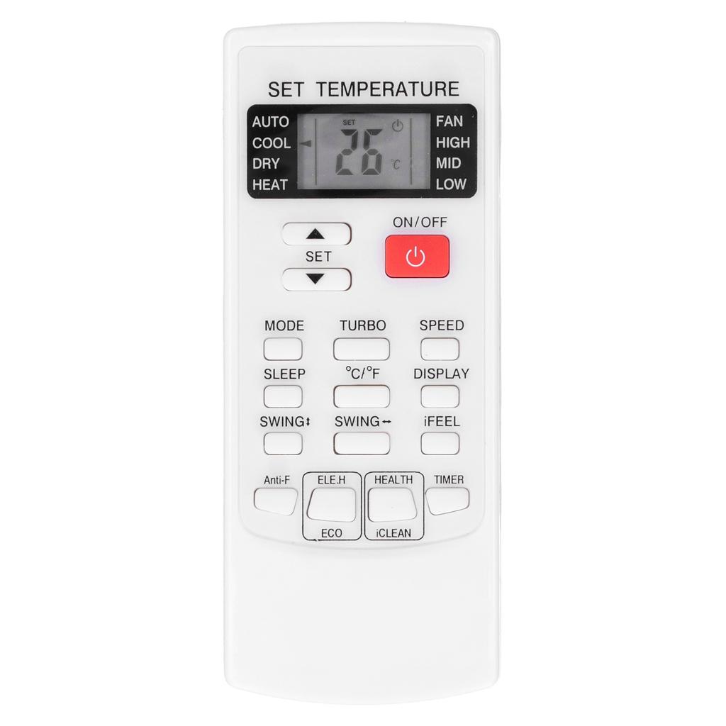 ABS Air Conditioner Remote Control Replacement Accessory Fit for AUX YKRH 102E White