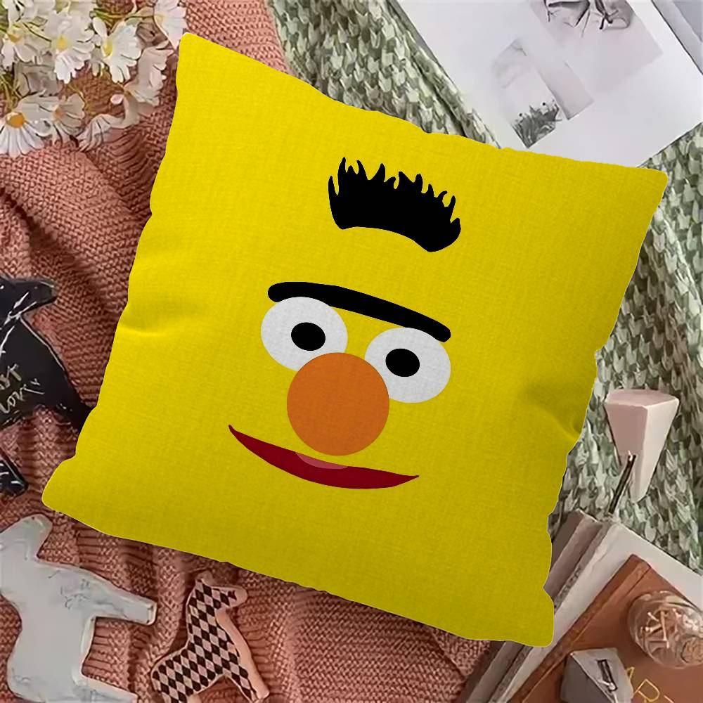 Cute cartoon SSesame Street Cushion Cover Decorative Pillow Sofa Home Decor case pillow cases