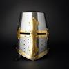 Handmade Medieval 14th Century Great Helmet Perfect for Renaissance Fair, Cosplay, LARP, Halloween Costume Authentic Steel Replica