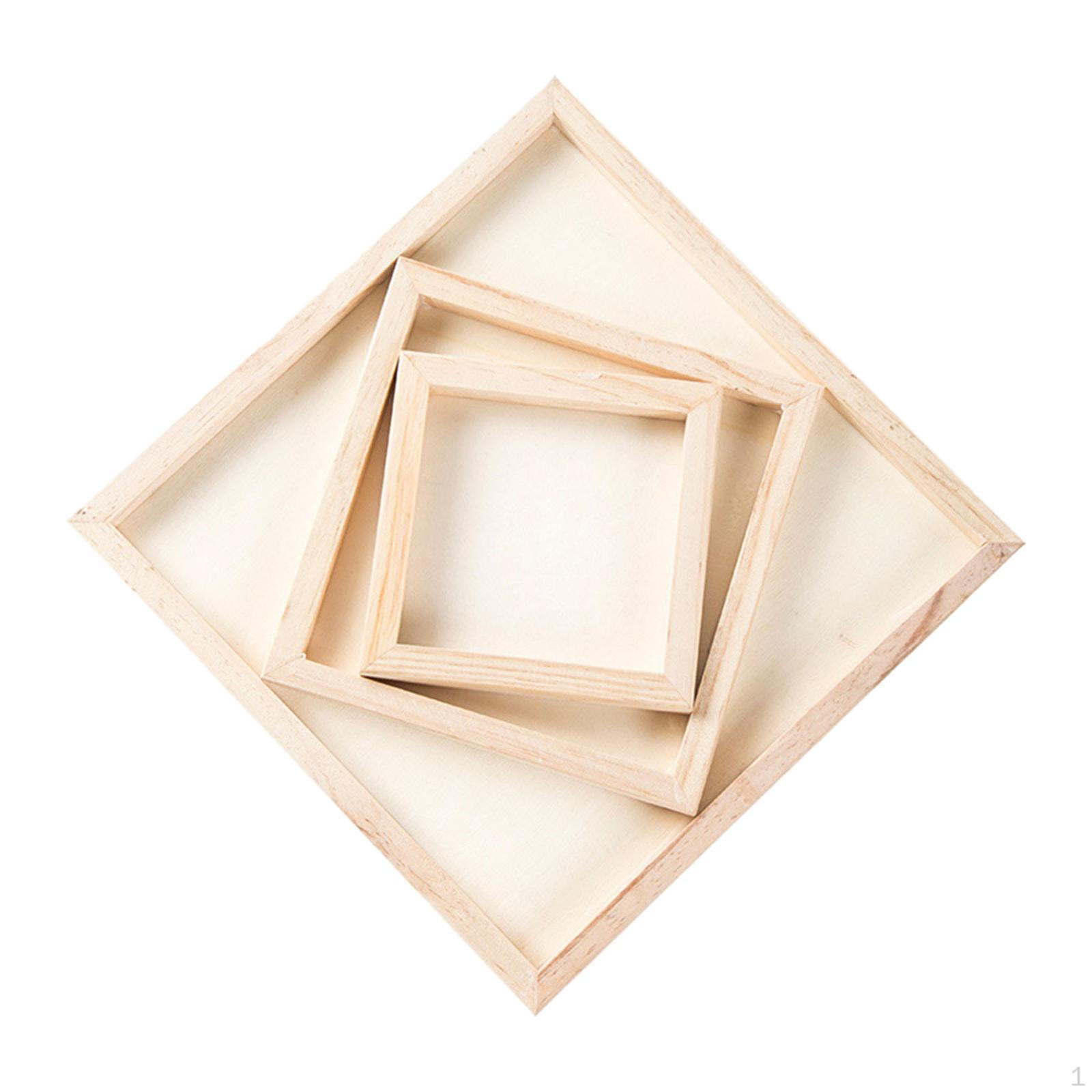 

3 шт. глиняная фоторамка, DIY-поделки, настенное крепление, легкий декор для дома, дерево, фото
