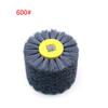 120*100*19mm Multi Grit Abrasive Wire Drawing Tool Nylon Wire Drawing Wheel Abrasive Wire Brush for Wood Furniture Polishing