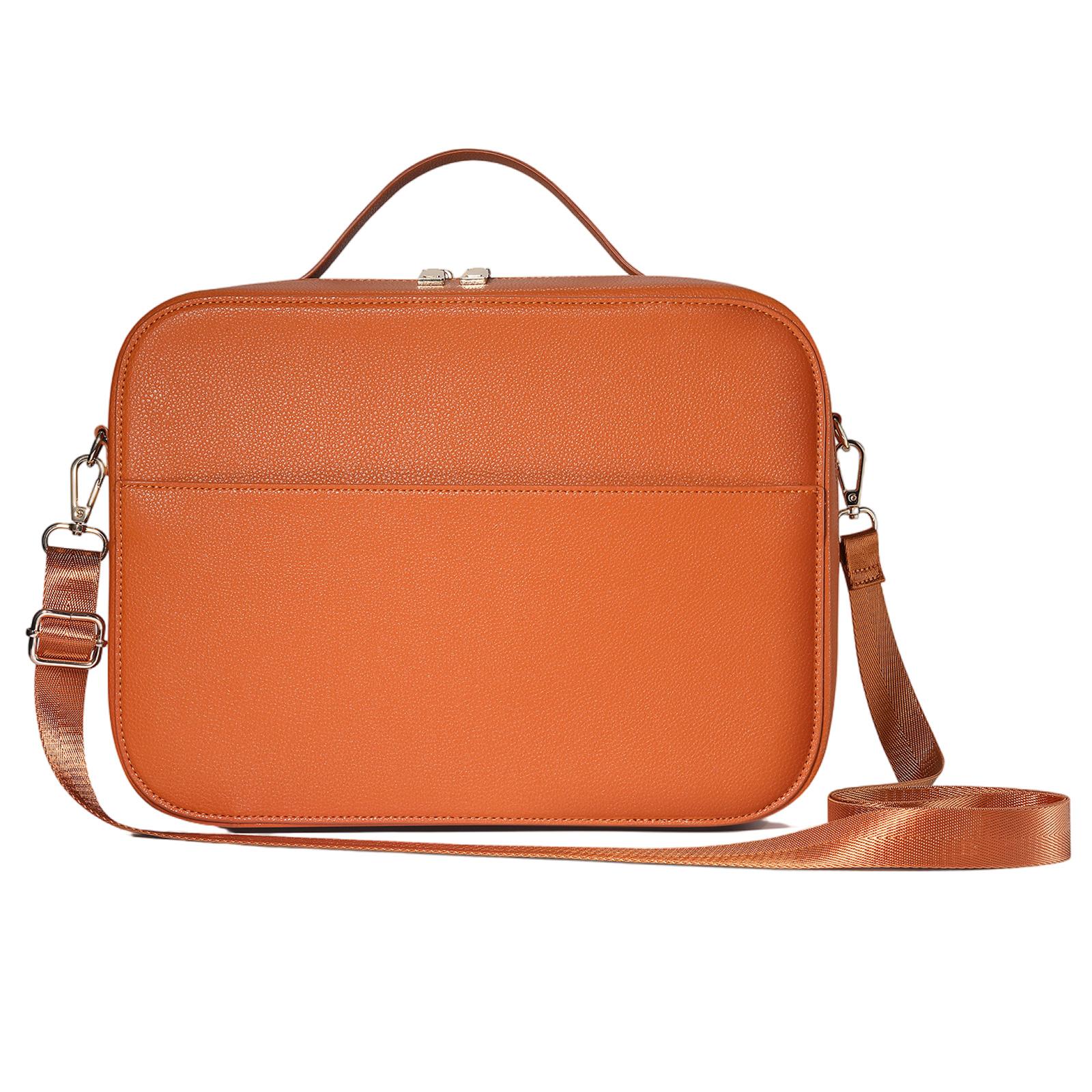 

Модная сумка через плечо для хранения дорожного чемодана-органайзера с регулируемым ремнем коричневый