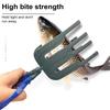Fiskegriper 3-klør Anti-skli ergonomisk håndtak Multifunksjons fisketang Grabber Fiskekontroll Clamp Catcher Tong Utendørs fisketilbehør