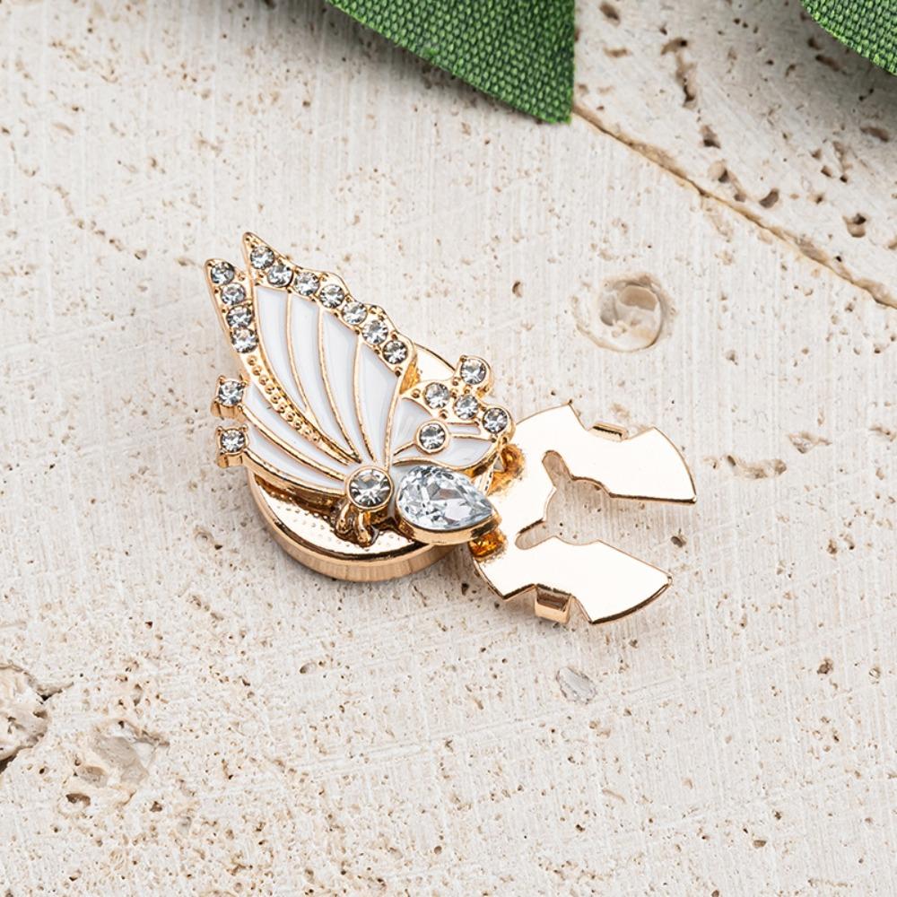 3 PCS Alloy Pearl Flower Button Covers DIY Accessories Flower Cufflinksble  For Men Women Clothing