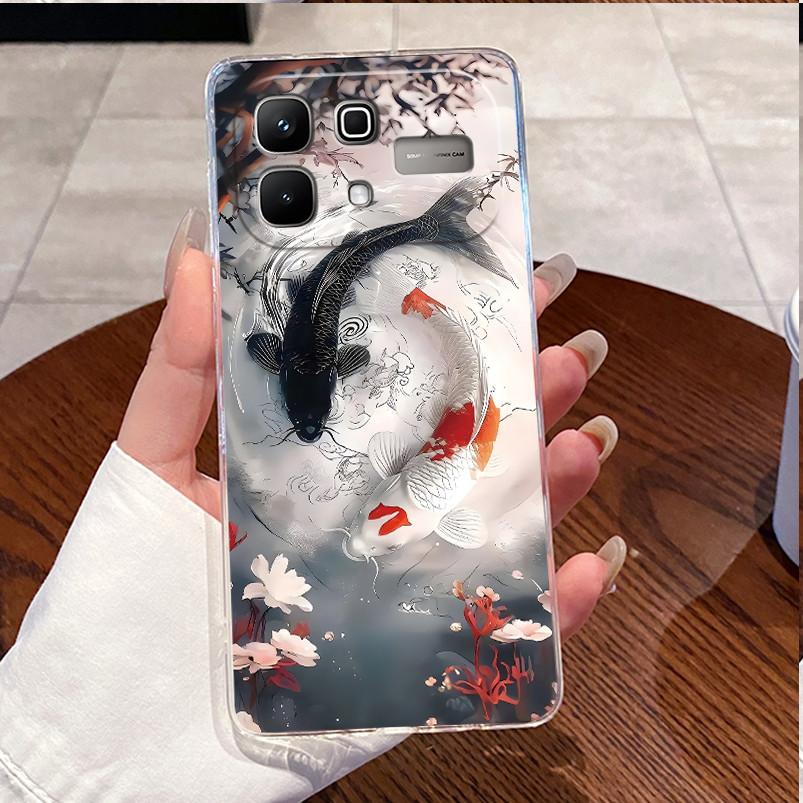 Case For Infinix Note 60 Pro Note60 5G Casing X6879 X6878 Luxury Cute Love Rabbit Funny Clear Slim Soft TPU Silicone Phone Case