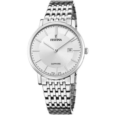 Swiss Made F20018/1 Silver Men's Watch