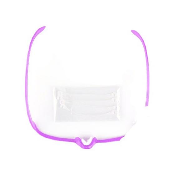 

Двойной зажим для век, долговечный, гладкий, мини, легкий, нежный косметический аксессуар, пластиковые очки-тренажер с двойным веком для девочек розовый