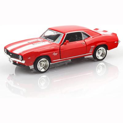 1/36 Ölçekli Pres Döküm Arabalar, 1969 Camaro SS Araba Modelleri, Geri Çekin Araçlar Oyuncak Arabalar, Erkekler Kızlar için Arabalar Hediyeler