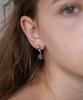 Merrymotive Gray Moonstone Drop Earring