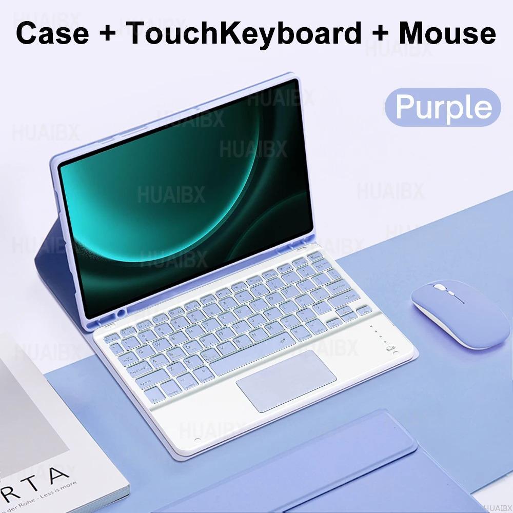 Keyboard Case for Samsung Galaxy Tab A11 Plus 11 Inch 2025 Tablets Keyboard Cover for Galaxy Tab A11+ SM-X230 SM-X235 Funda