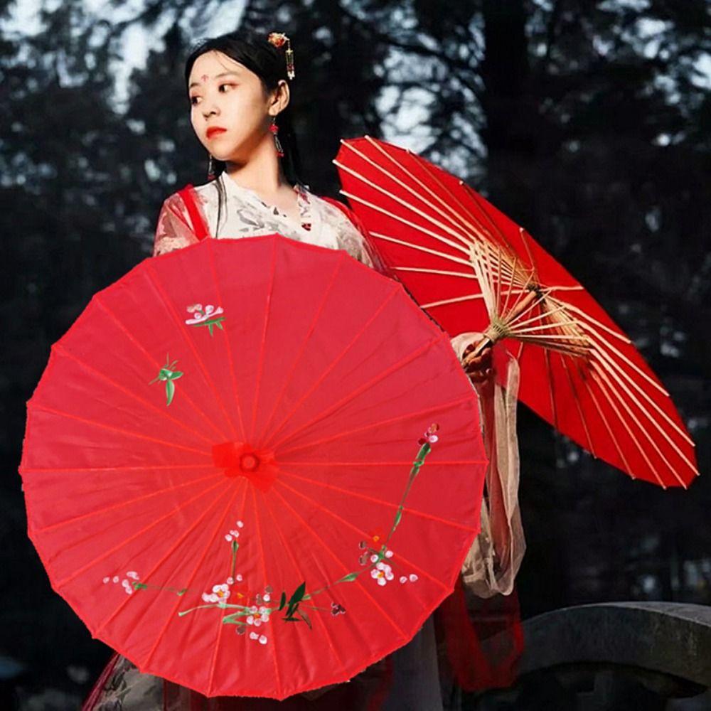 56cm Kids Decorative Umbrella 10 Colors Costumes Photography Umbrella  Bridesmaids Party Scenery