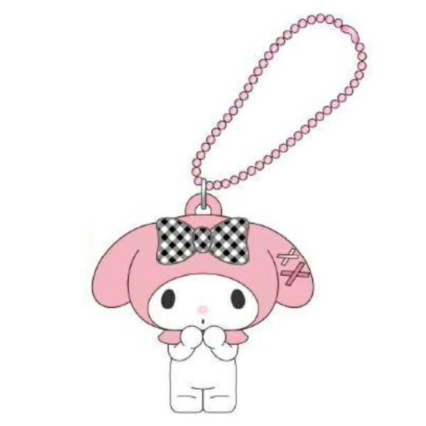 Sanrio My Melody Matching Gingham Check Series PVC Mascot