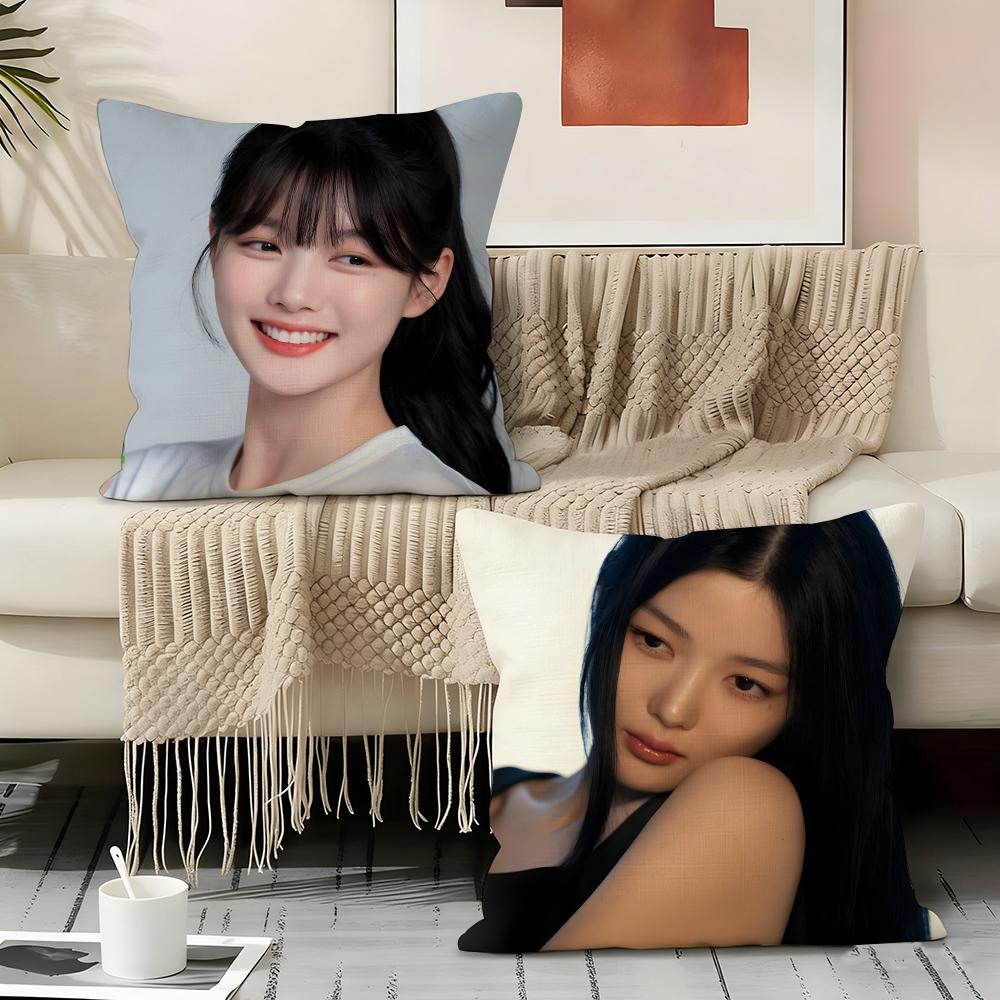 Kim Y-yoo-jung Actor Pillow Case Pillowcase, Double-sided Printed, Sofa Cushion, Bedroom Headboard Pillow