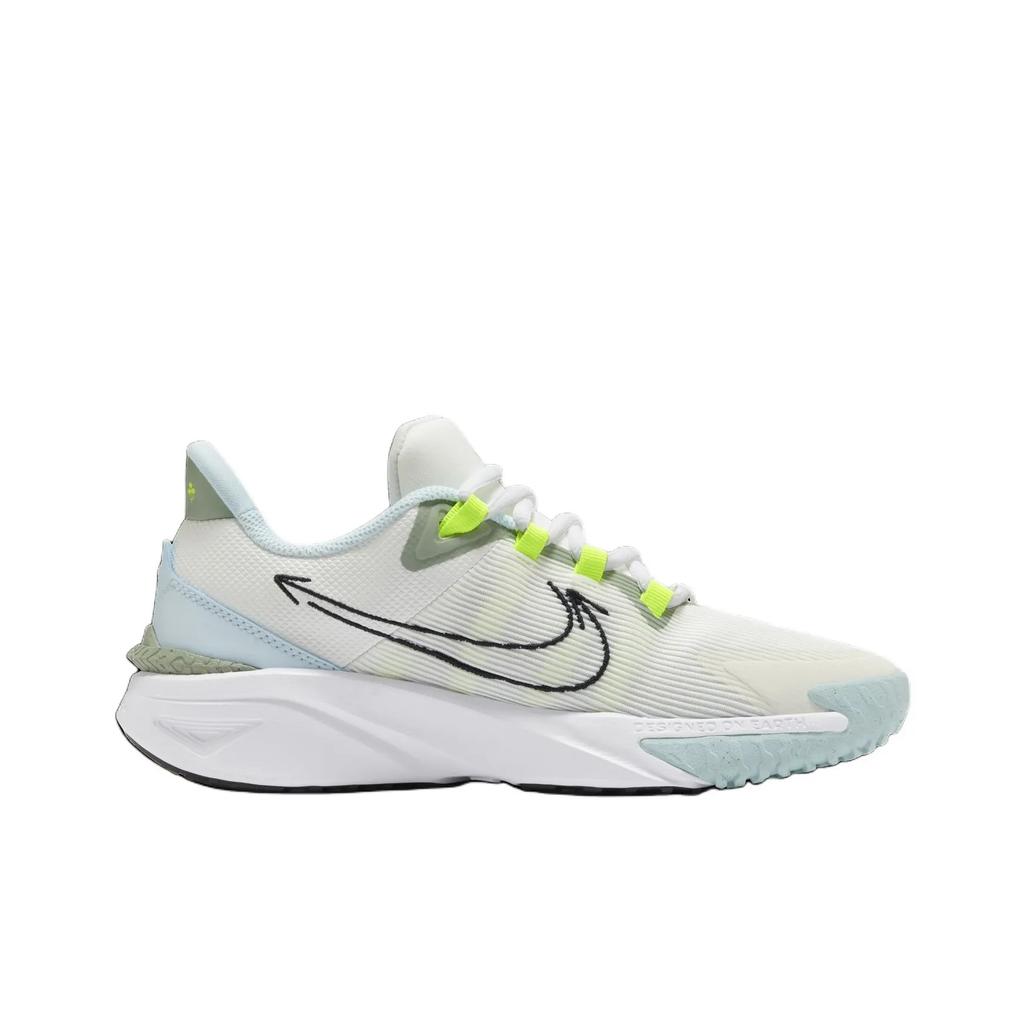Nike Star Runner 4 Abrasion Resistant Low Top Kids Lifestyle Shoes Beige Sneakers HQ3469-101
