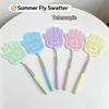 Dense Mesh Retractable Fly Swatter Stainless Steel Handle Fly Killer  Indoor Outdoor