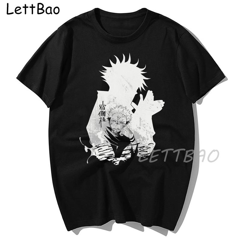 Jujutsu Kaisen T Shirt Women Cartoon Japanese Tee Shirt Summer Anime Tshirt Funny Sukuna Short Sleeve