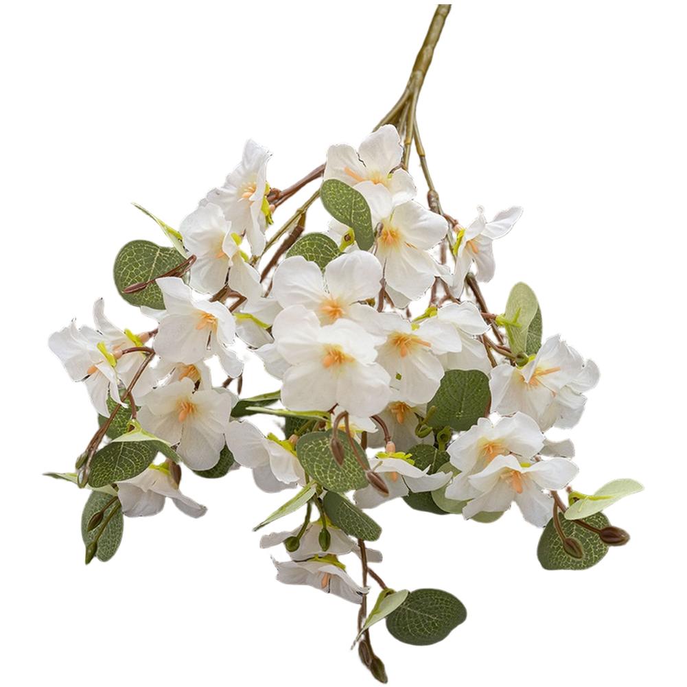 Artificial Cloth Flower Bouquet, Fake Floral Arrangement For Home Decor, Wedding Reception Centerpieces, Photo Shoot Props