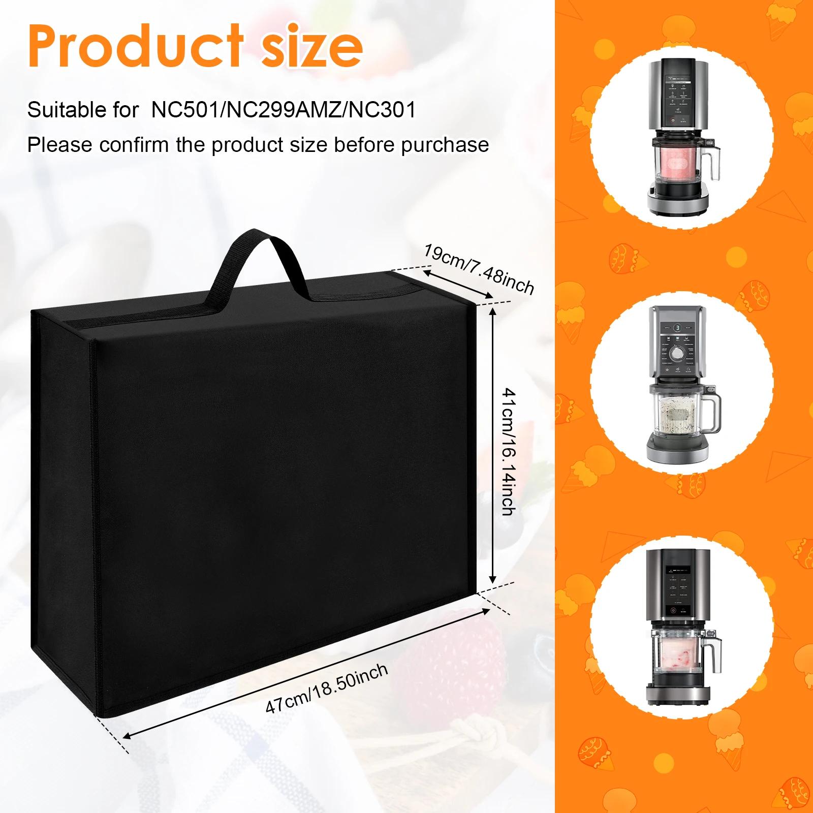 

Slushie Machine Cover Household Waterproof Kitchen Accessories Dust Cover with Handle Tear proof Folding Frozen Beverage Cover 47x41x19cm