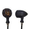 Motorcycle Metal Turn Signal DRL Retro Led Black Grid Brake Light For Cafe Racer Bobber Chopper For Harley Sportster Yamaha