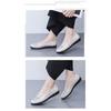 Summer New Imitation Leather Shoes, Comfortable and Non Slip Sandals, Women's Soft Leather Hollow Breathable Hole Shoes, Soft Soled Shoes