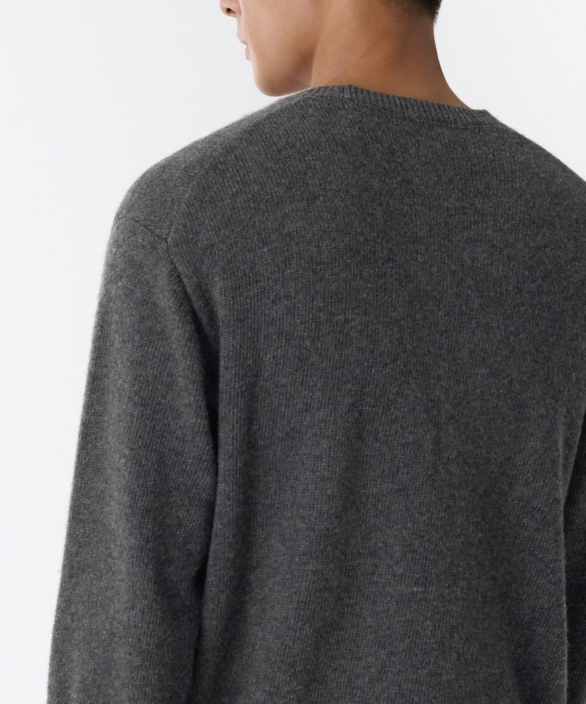 Musinsa Standard Essential Crew Neck Knit [Medium Grey]