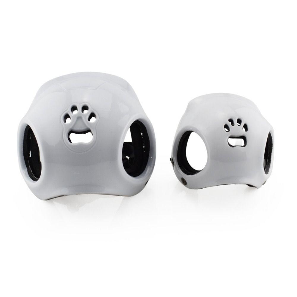 Mit Ohrlöchern Haustier Motorrad Kopfbedeckung Einfarbige Welpen Sicherheitshelm Haustier Lokomotive Helm Katze