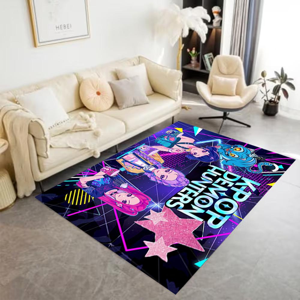 Colorful Friends Party Floor Rug Office Rug Suitable for Outdoor Kitchen Playrooms Game Room Anti-slip Rug Decorate Offices