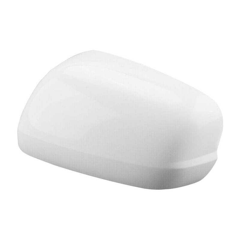 White Car Left Side Door Rearview Mirror Cap Cover Without Light Bezel Fit For Honda Fit Jazz 2009 2010 2011 2012 2013