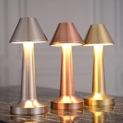 Činka Retro LED Stolní Lampa 1800mAh Baterie Dotyková USB Nabíjení Noční Světlo Pro Restauraci Hotel
