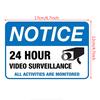 Security Camera Vinyl Sign Weatherproof Sticker Video Surveillance