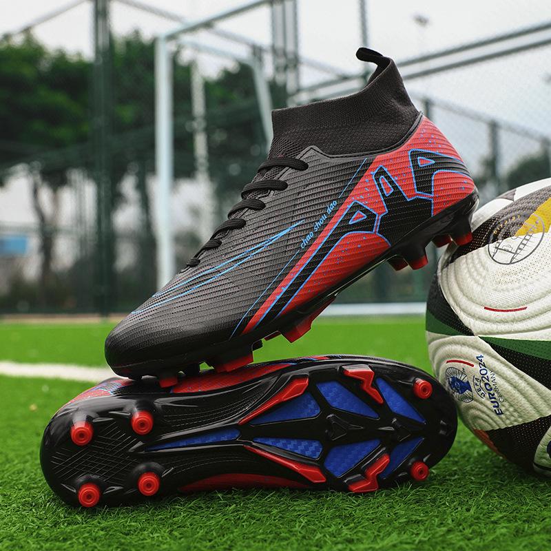 New football shoes Competition grade football shoes Men's high-top spikes Student training shoes Football game sports shoes