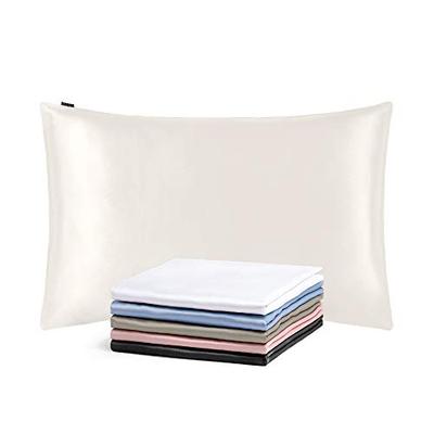 LilySilk Silk Pillowcase, Ivory, 43x63cm, 25 Momme, Frameless, Natural Silk, Skin-Beautifying, Lightweight, Anti-Static