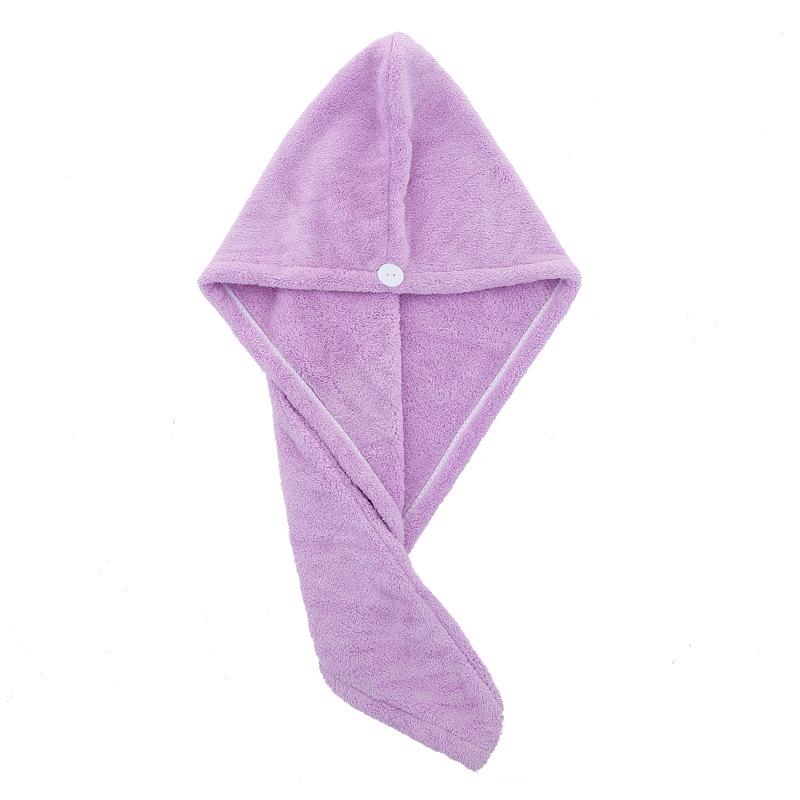 Drying Hair Towel Dry Hair Cap Microfiber Hair Drying Wrap Strong Water Absorbent Triangle Shower Hat Wiping Hair Towel Tool