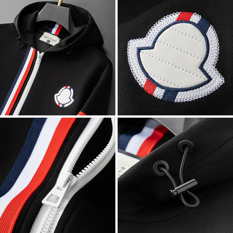 2025 European Men's Trendy Hooded Sweatshirt: Autumn/Winter Collection - Long Sleeve Cardigan