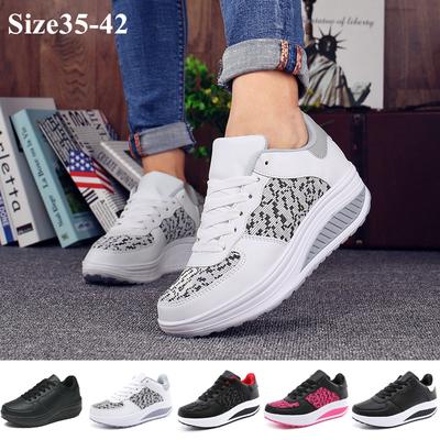 Damen Mode Sport bequeme atmungsaktive Schuhe Frauen Casual dicken Boden Shake Schuhe