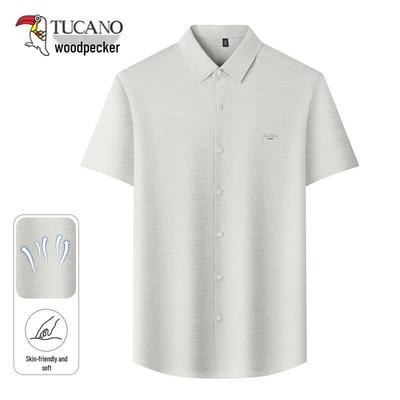 Men's Ice Silk Short-Sleeve Shirt