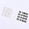 CUFNM1 Gloss Black Rear Trunk Emblem Badge For B180 B200 B220 B260 3D Logo Sticker Replacement Car Styling Accessories