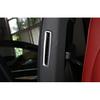 For Porsche Panamera 2010-2016 Matte Silver B Pillar Air Outlet Vent Cover Trim