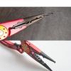 2pcs/set Multi-function Fishing Clamp Control Outdoor Fishing Helper Open Loop Hook PE Wire Cutting Scissors Aluminum Alloy Fishing Tools