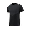 Men's Quick-Dry Sports Hiking Tee: Sweat-Wicking, Crew Neck, Short Sleeve, Digital Print Fitness Top